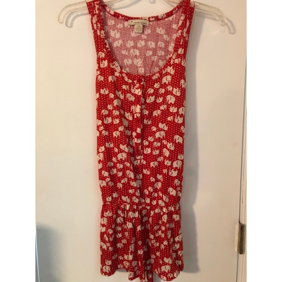 Forever 21 Tops - Forever 21 Elephant Tie Waist Peplum Tank Top Forever 21 Tops - Forever 21 Elephant Tie Waist Peplum Tank Top